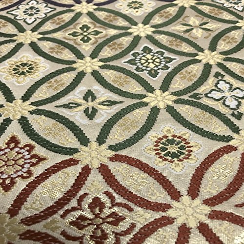 Amazon | 桔梗屋 西陣織テーブルセンター 七宝柄 TS0025 | 桔梗屋